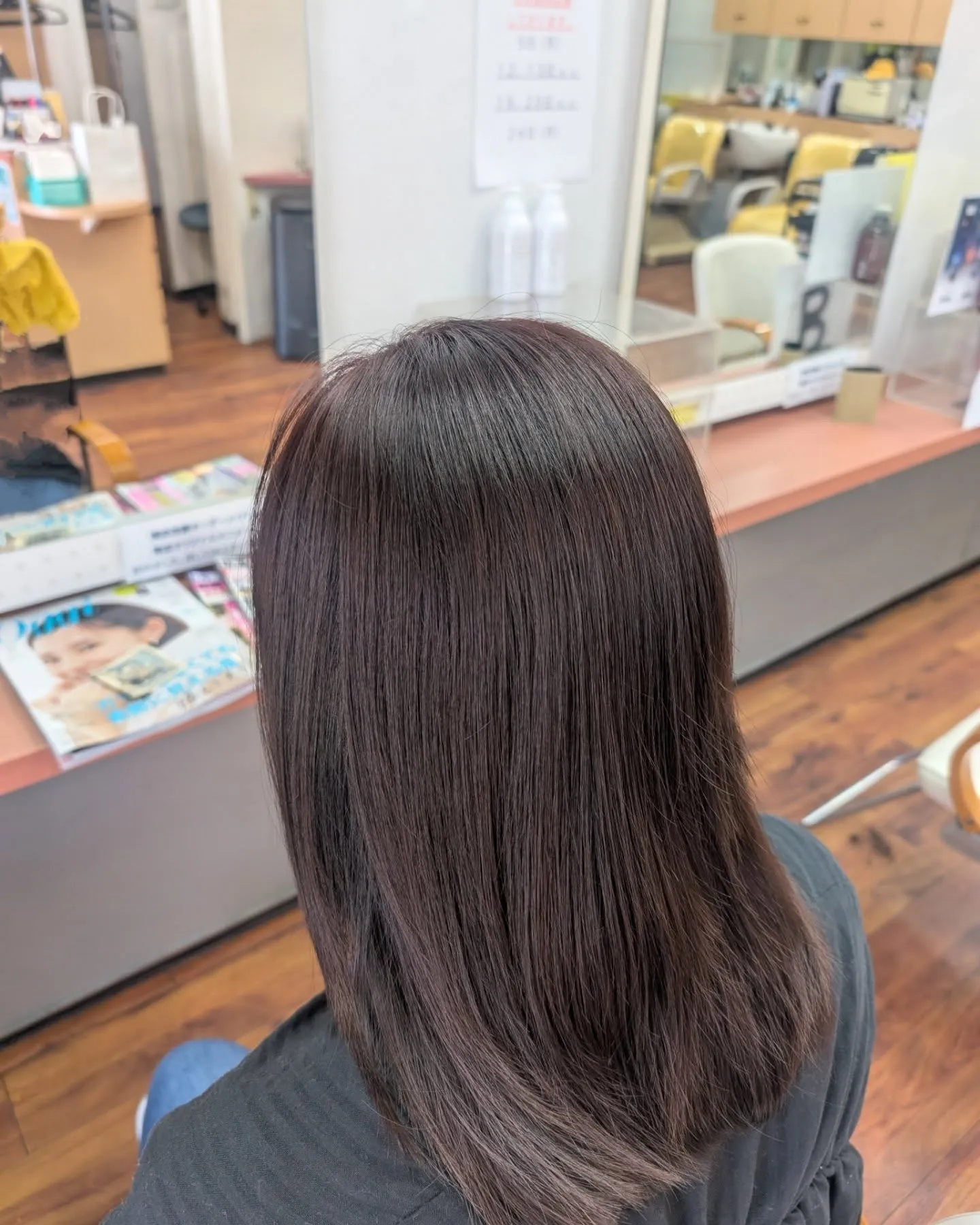 お母さんの髪質改善メニュー