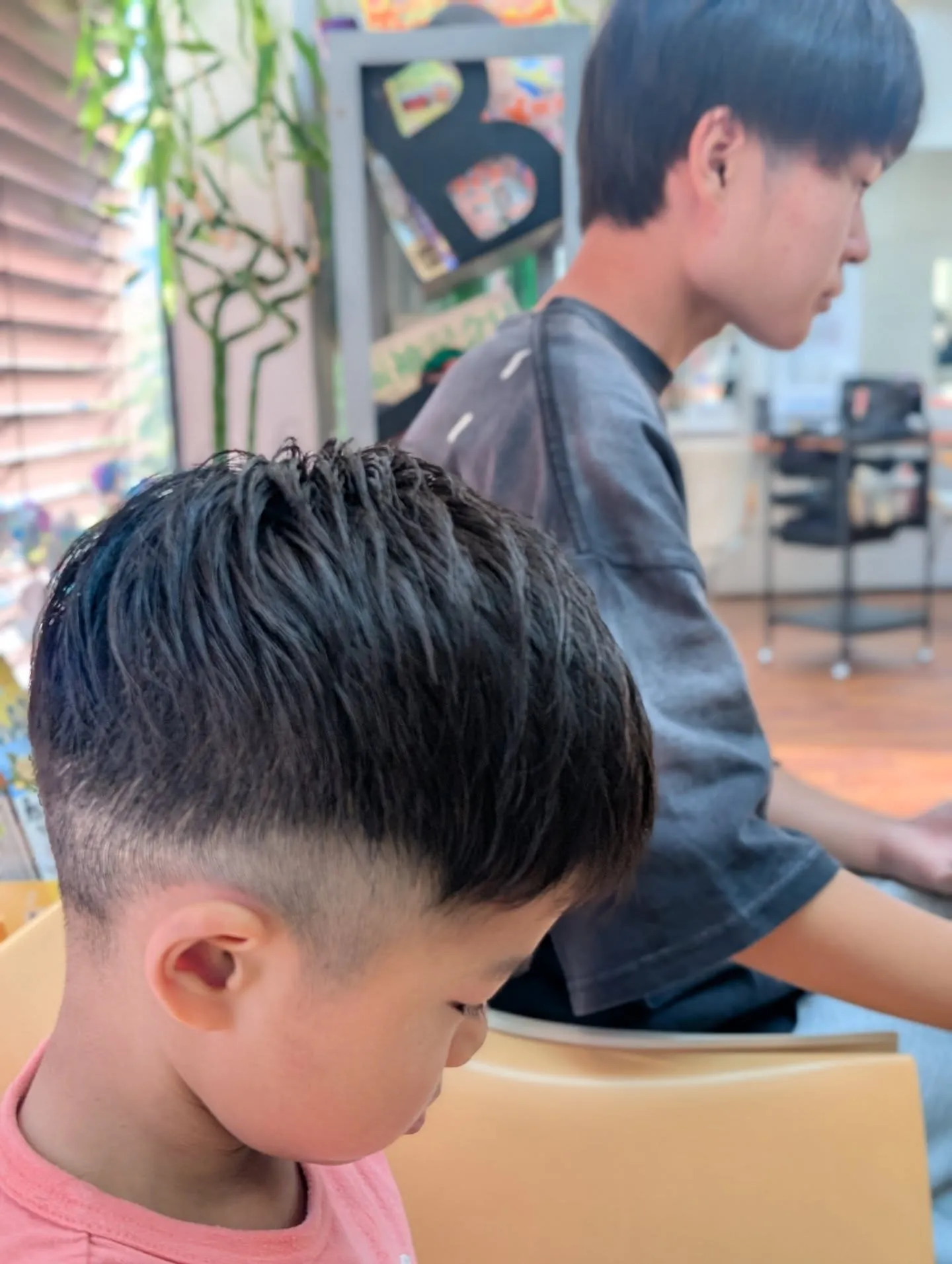 夏休み最後の駆け込みカット。