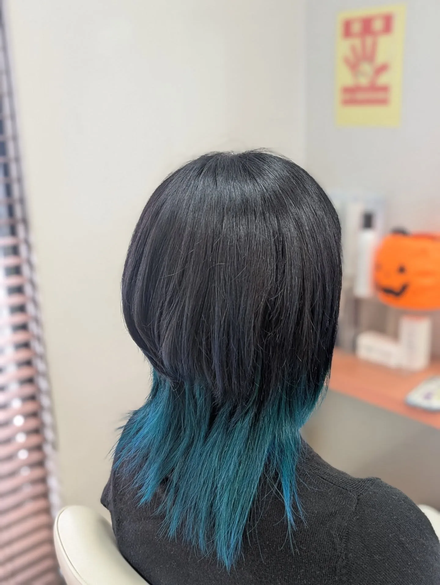 特殊カラー＆髪質改善で親子来店。