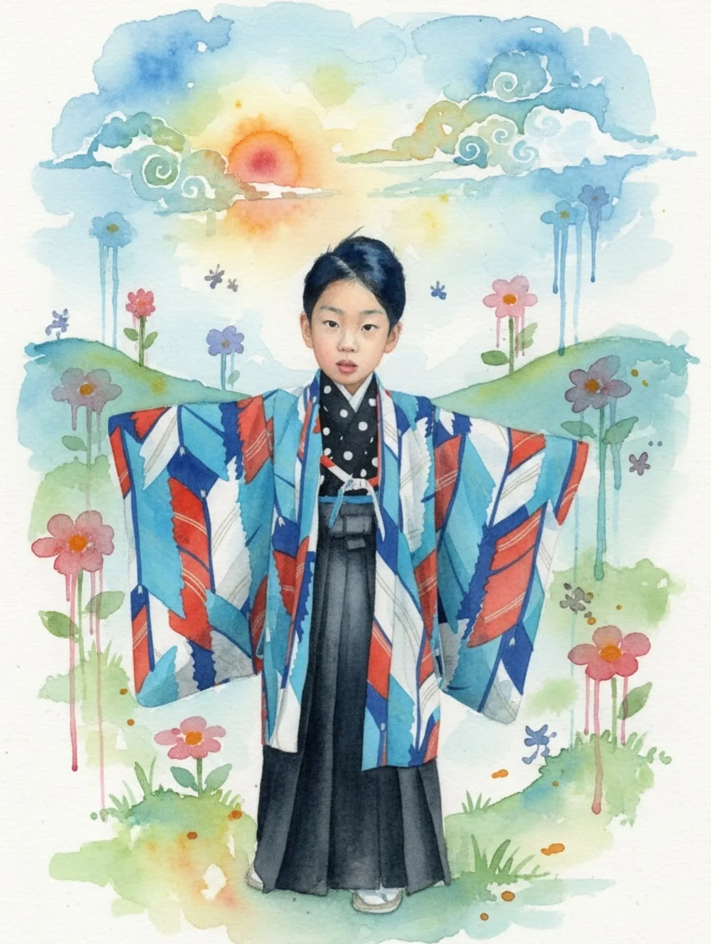 既成概念を打ち破るド派手で粋なツーブロック×水玉のモダン七五...