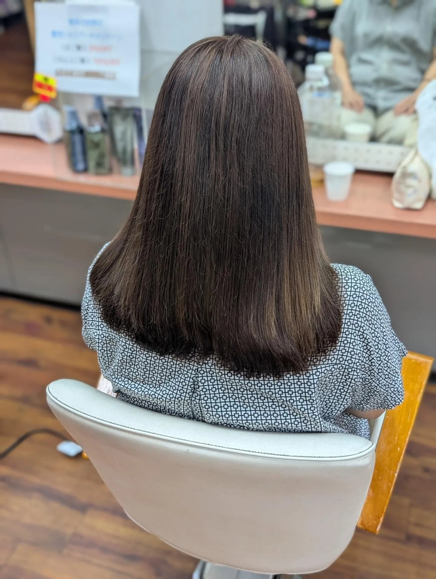 近々入院を控えていらっしゃるお客様のヘアメンテナンス。