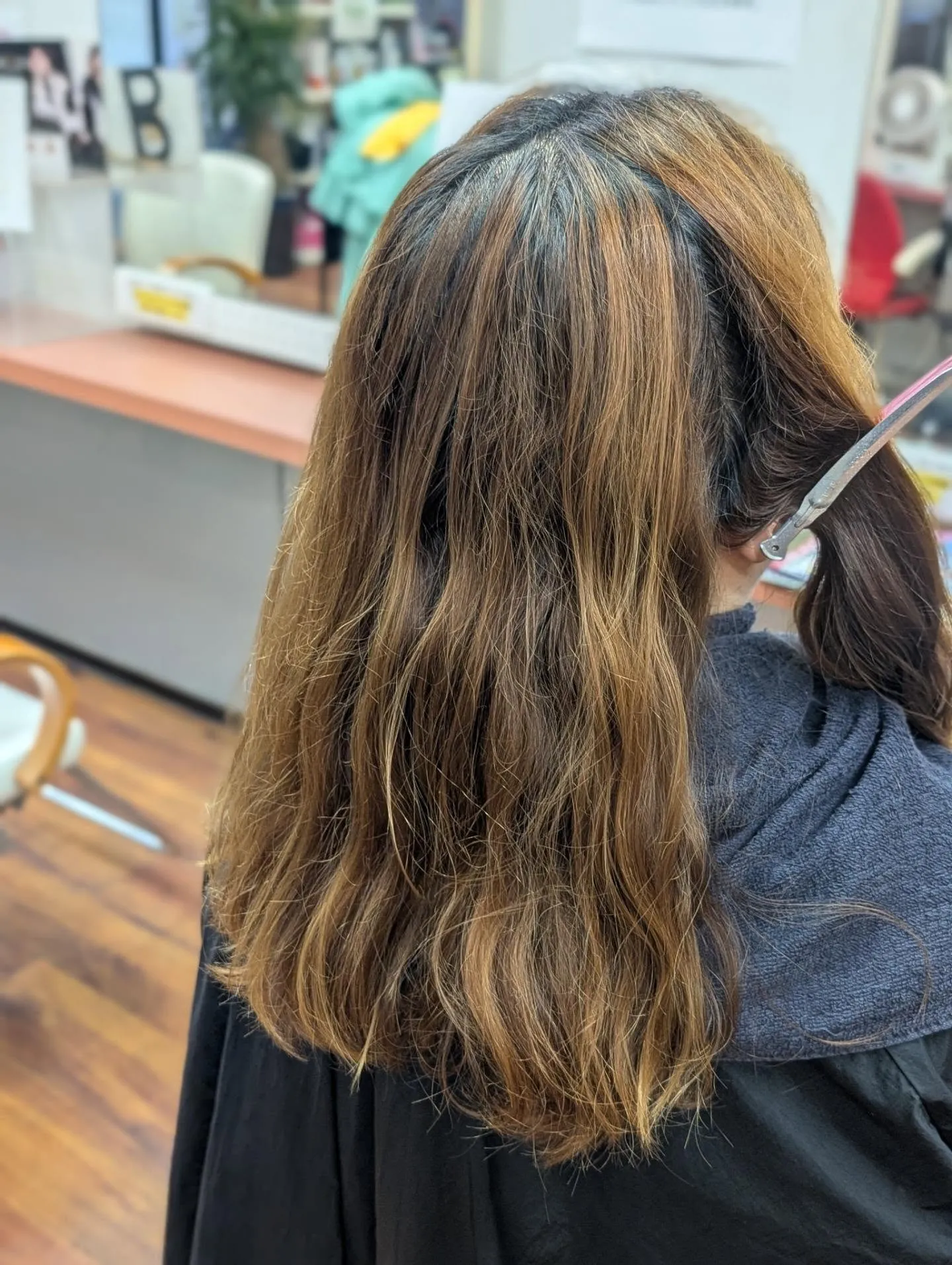 近々入院を控えていらっしゃるお客様のヘアメンテナンス。