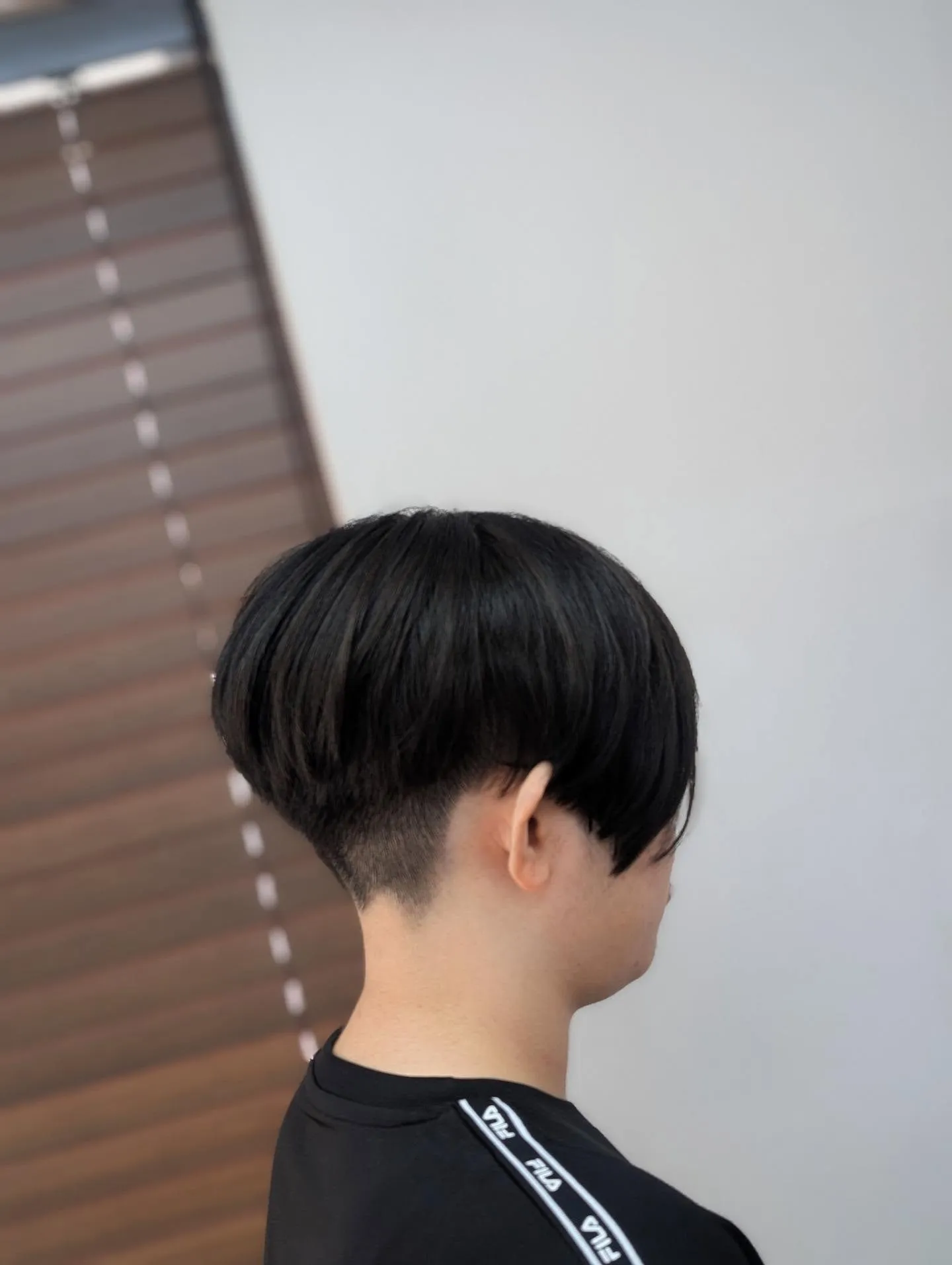「夏限定のシルキーマッシュツーブロック」の完成形です。