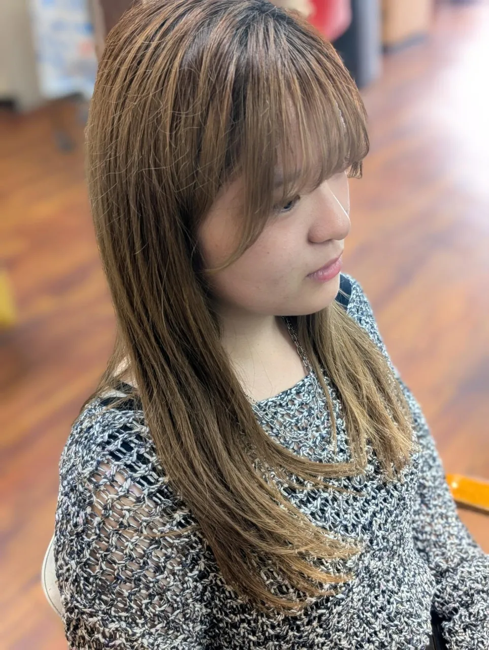 【遠方からのご来店】秋色ルフレカラー「ガーネット」×レイヤー...